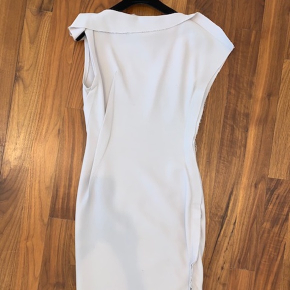 Lanvin Bateau Neckline Midi Sheath Dress - Beige - Size 36 EU/4 US - Picture 5 of 10